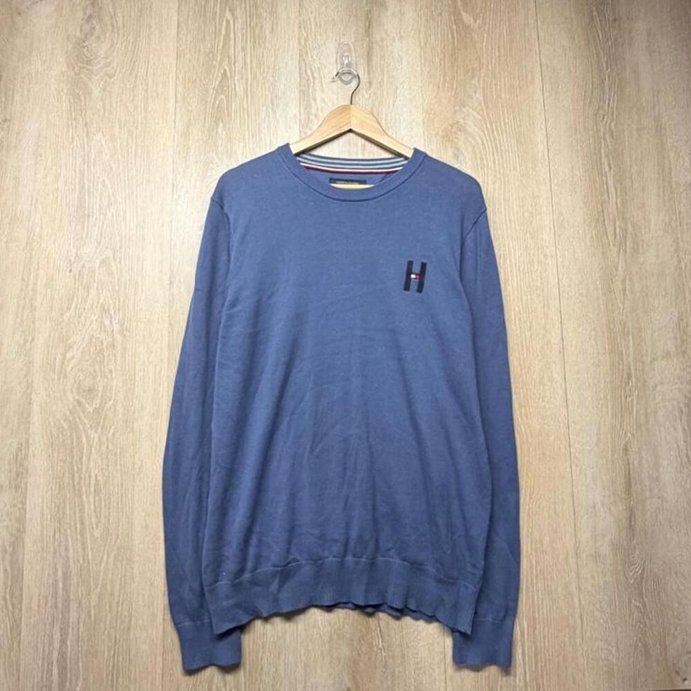 Tommy-hilfiger Men's Blue and Navy Jumper